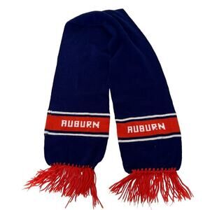 Auburn University Blue/Orange Fringed Scarf